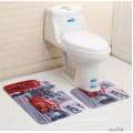Tapis de bain 3D / tapis antidérapant pour toilettes / tapis de bain colorés avec un morceau, deux morceaux, trois pièces